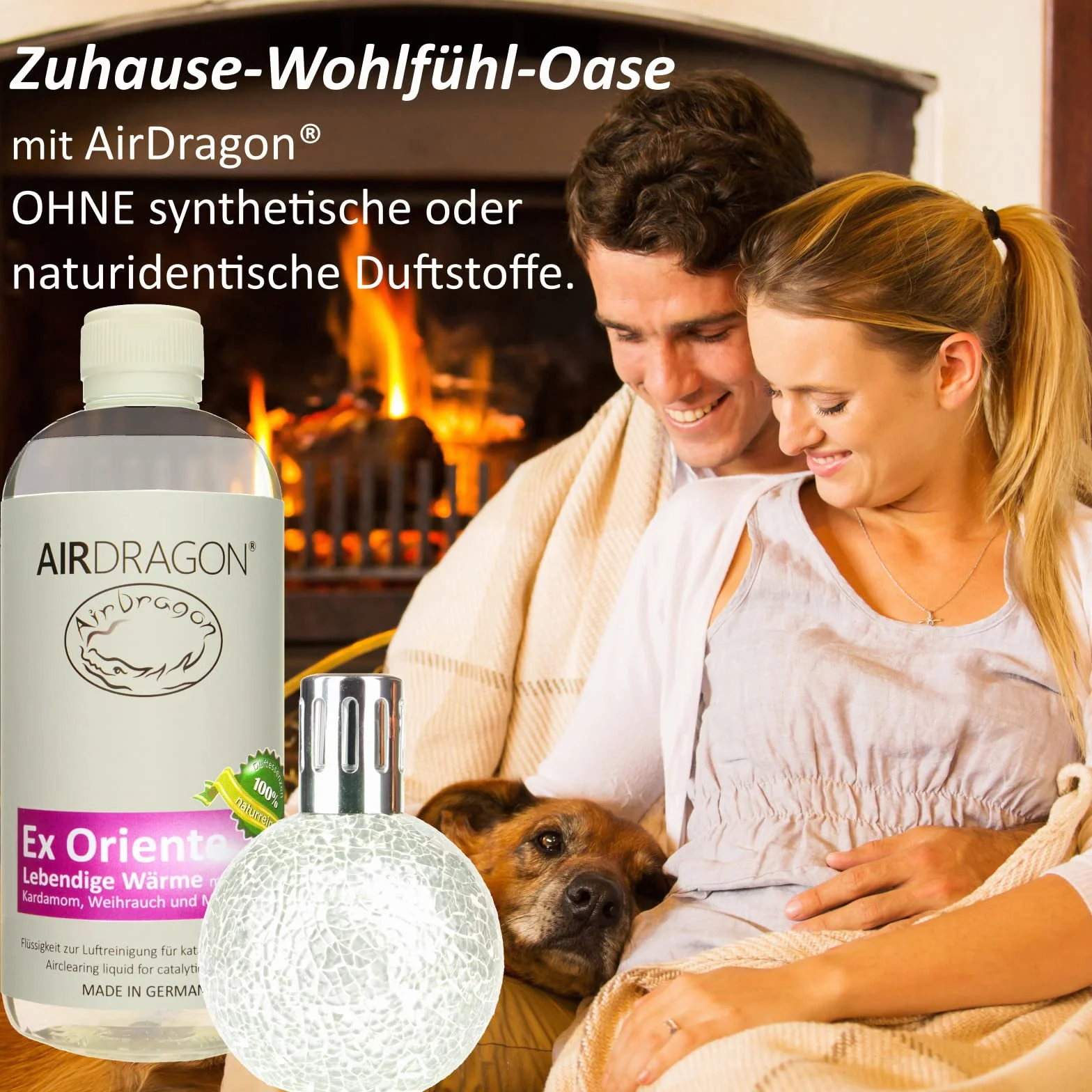 AIRDRAGON® Exorient • Do każdej lampy katalitycznej • bez sztucznych substancji zapachowych • 200 ml naturalny zapach do pomieszczeń