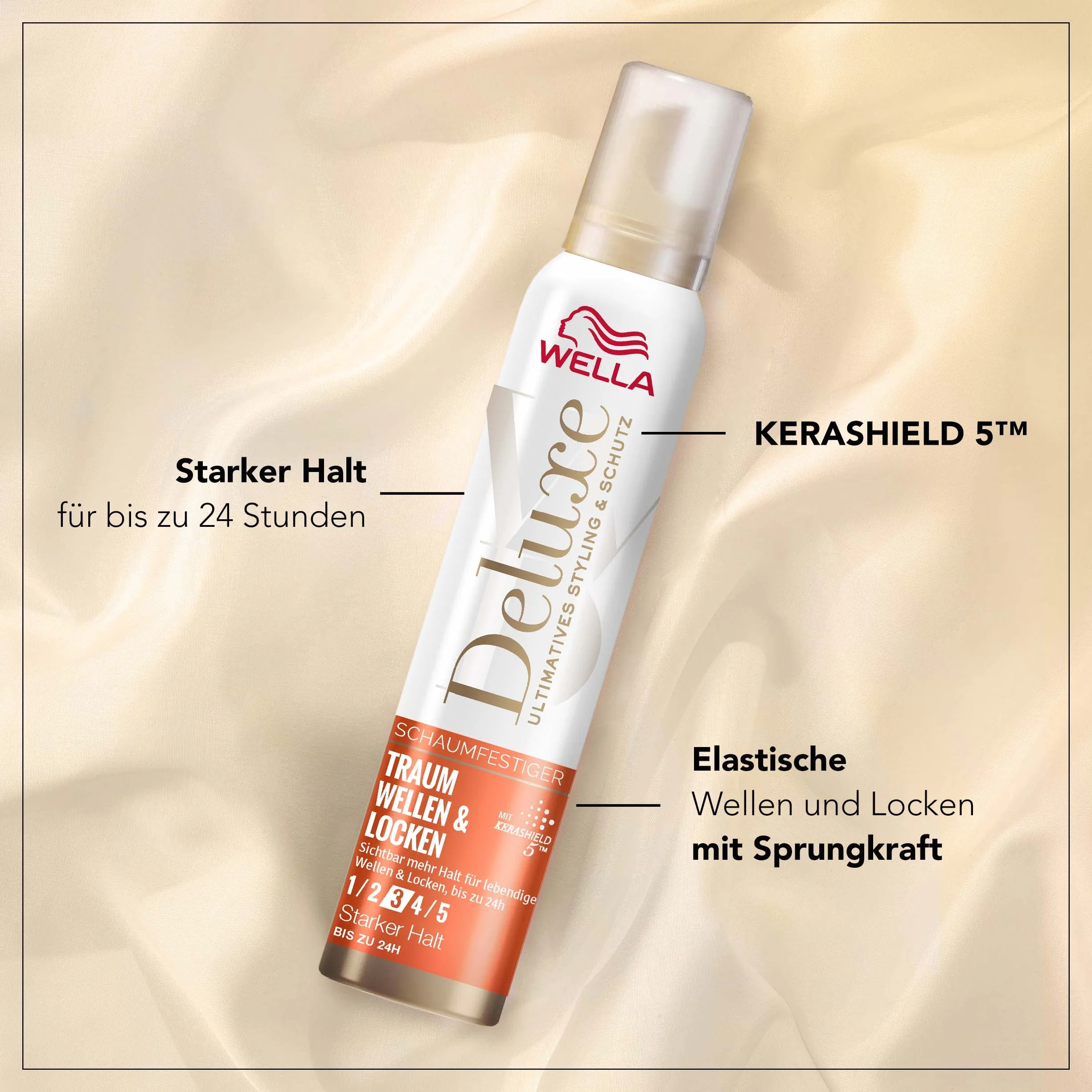 Wella Deluxe Dream pianka do włosów z keratyną 200 ml