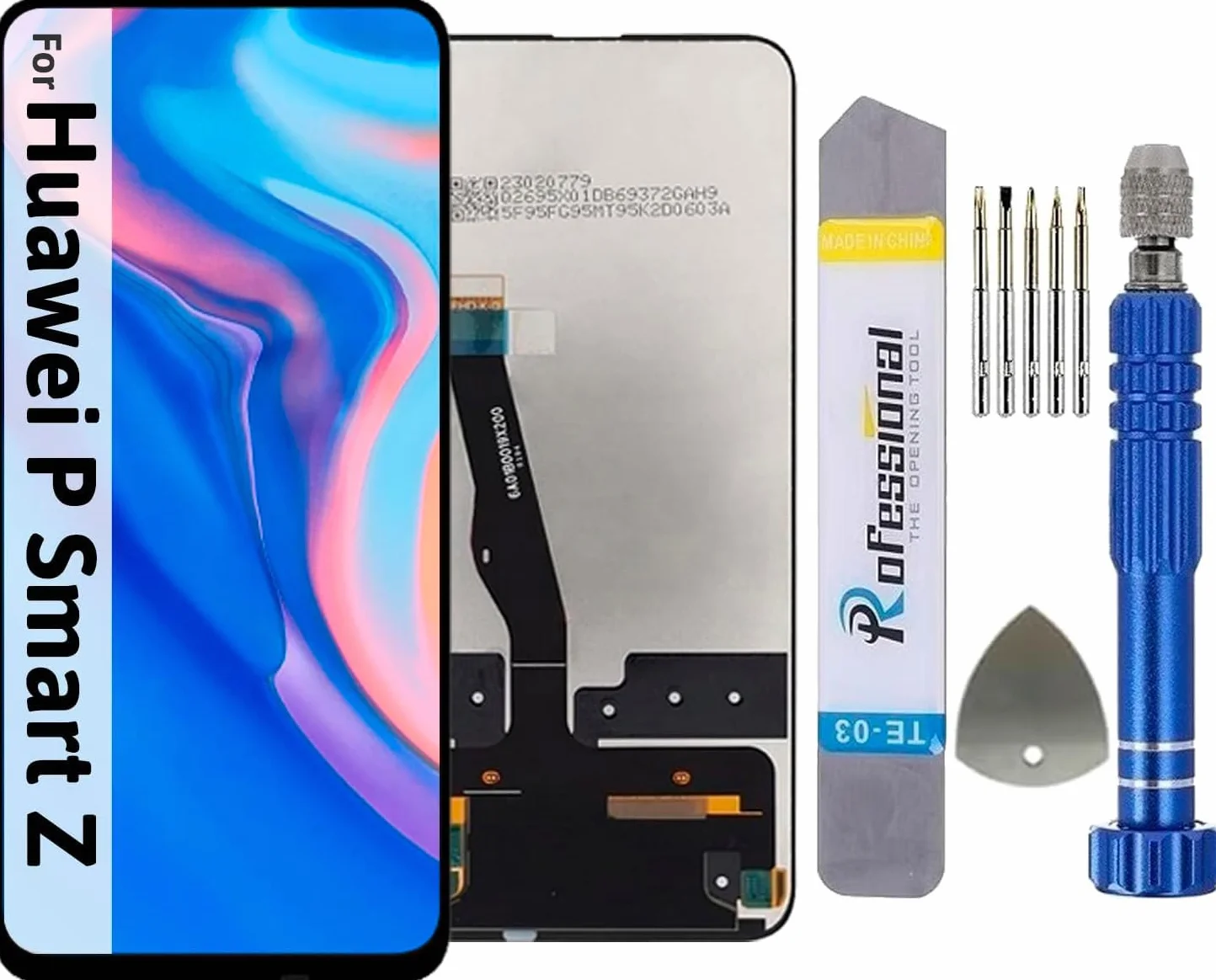 It'Go Wyświetlacz do Huawei P Smart Z STK-LX1 Honor 9X HLK-AL00 ekran LCD zamiennik ekranu dotykowego z narzędziami czarny wysoka jakość