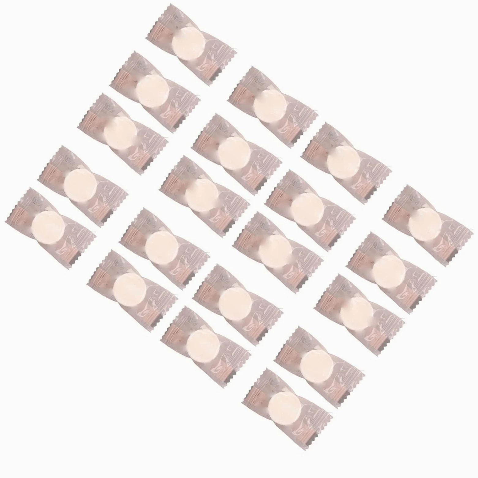 Generic 20 szt. Sprasowanej Maseczki do Twarzy o Ultracienkiej Konstrukcji do Szybkiego Wchłaniania Pielęgnacja Skóry Maski Opakowane, Majsterkowania z urodą, Materiał: Włóknina