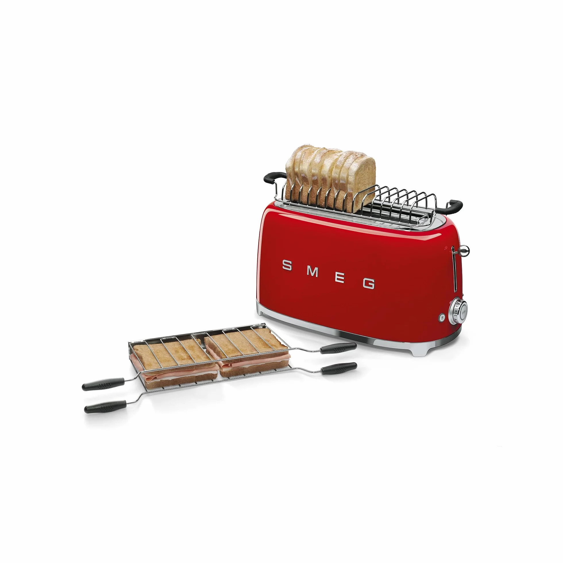 Smeg TSF02RDEU grille-pain 1500 W Rouge