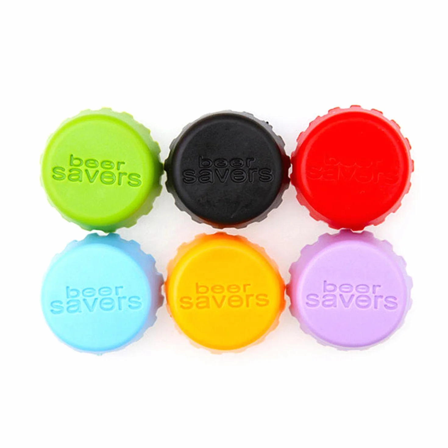 Beer Saver silikonowe kapsle do piwa 12 sztuk w 6 kolorach