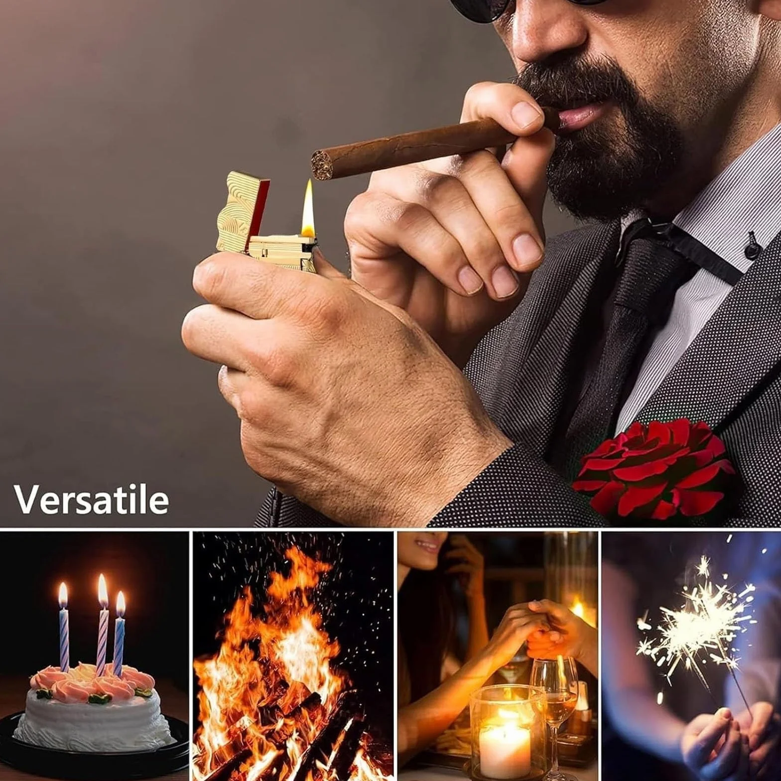 Lighter Vintage kerosene trench antyczny piece fantazyjny metal marynarze anime mosiądz dupont kerosene luxury mecha men pipe rocker sarome unique alloy chief cool dad dunhill expensive fluid heavy