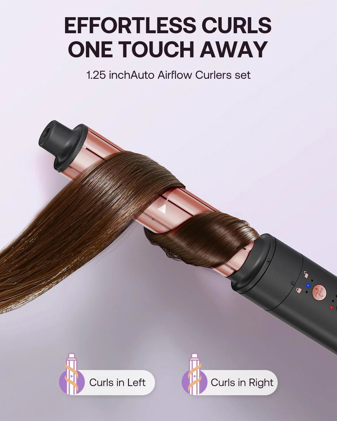 BESTOPE PRO Hairstyler 5 w 1 – 110 000 RPM suszarka jonowa High-Speed, zestaw do stylizacji włosów, automatyczna lokówka