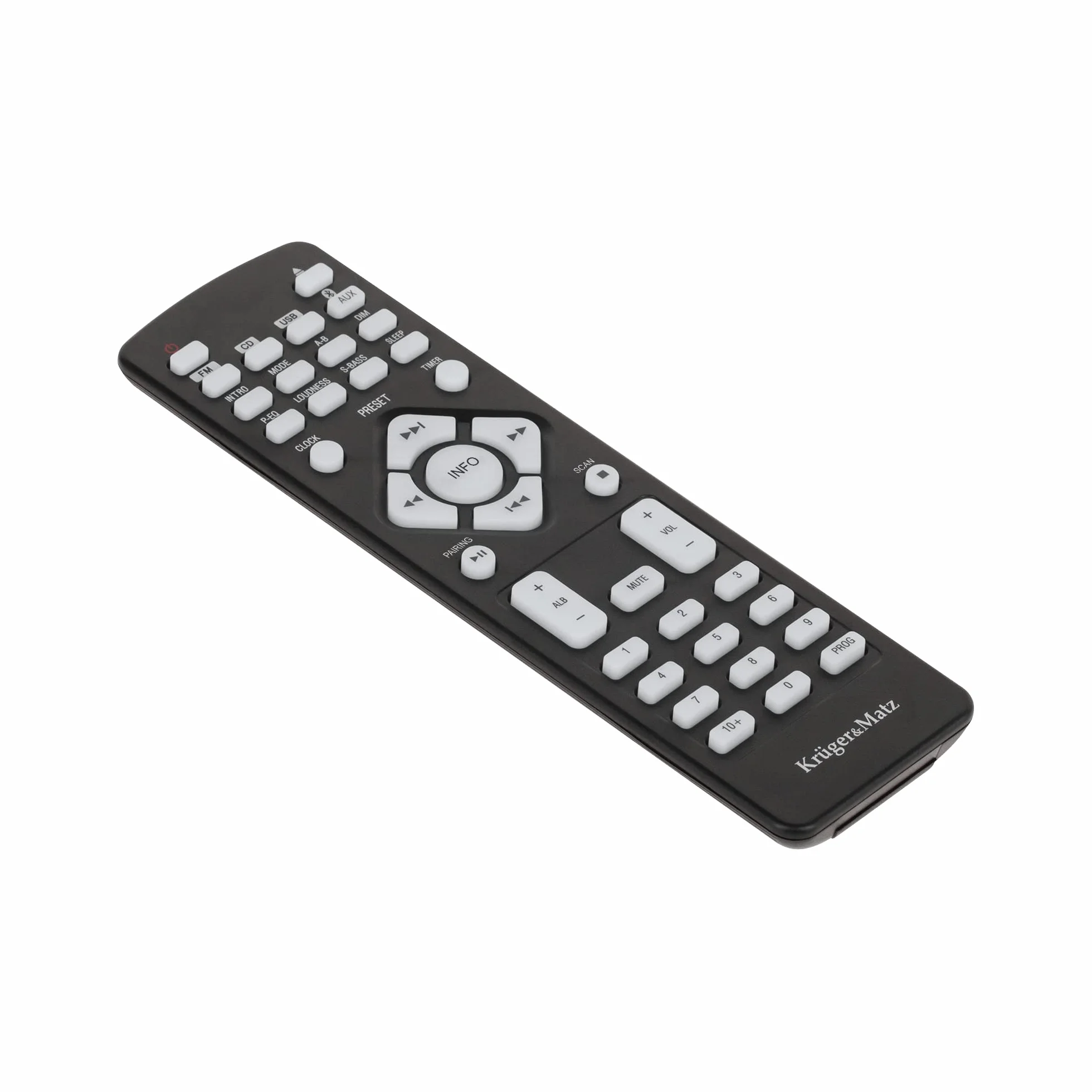 Krüger&Matz Wieża Lampowa 2x30W KM1961 CD, USB, Bluetooth + NFC, radio cyfrowe DAB+, FM, Brązowy