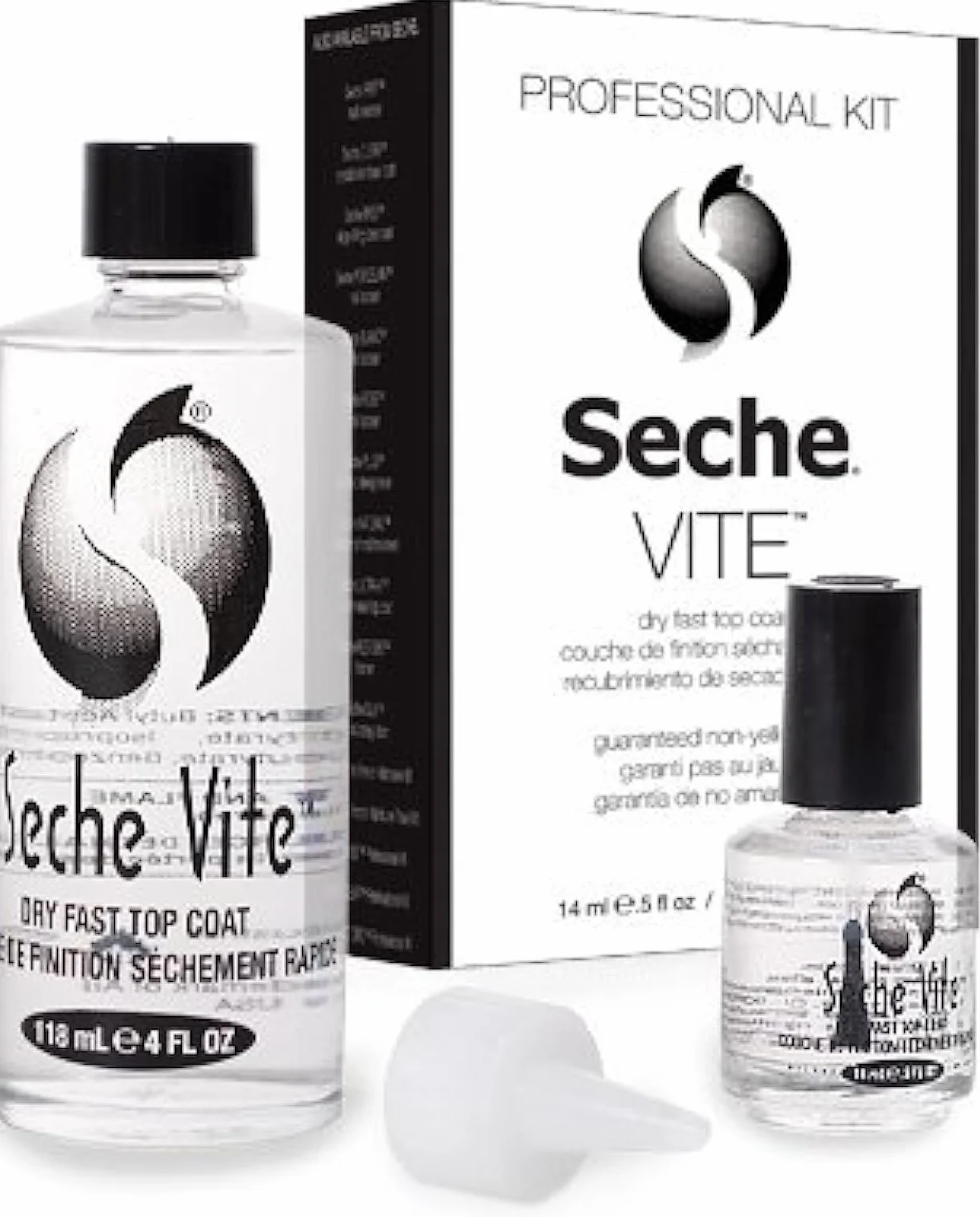 Seche Vite Top Coat profesjonalny zestaw