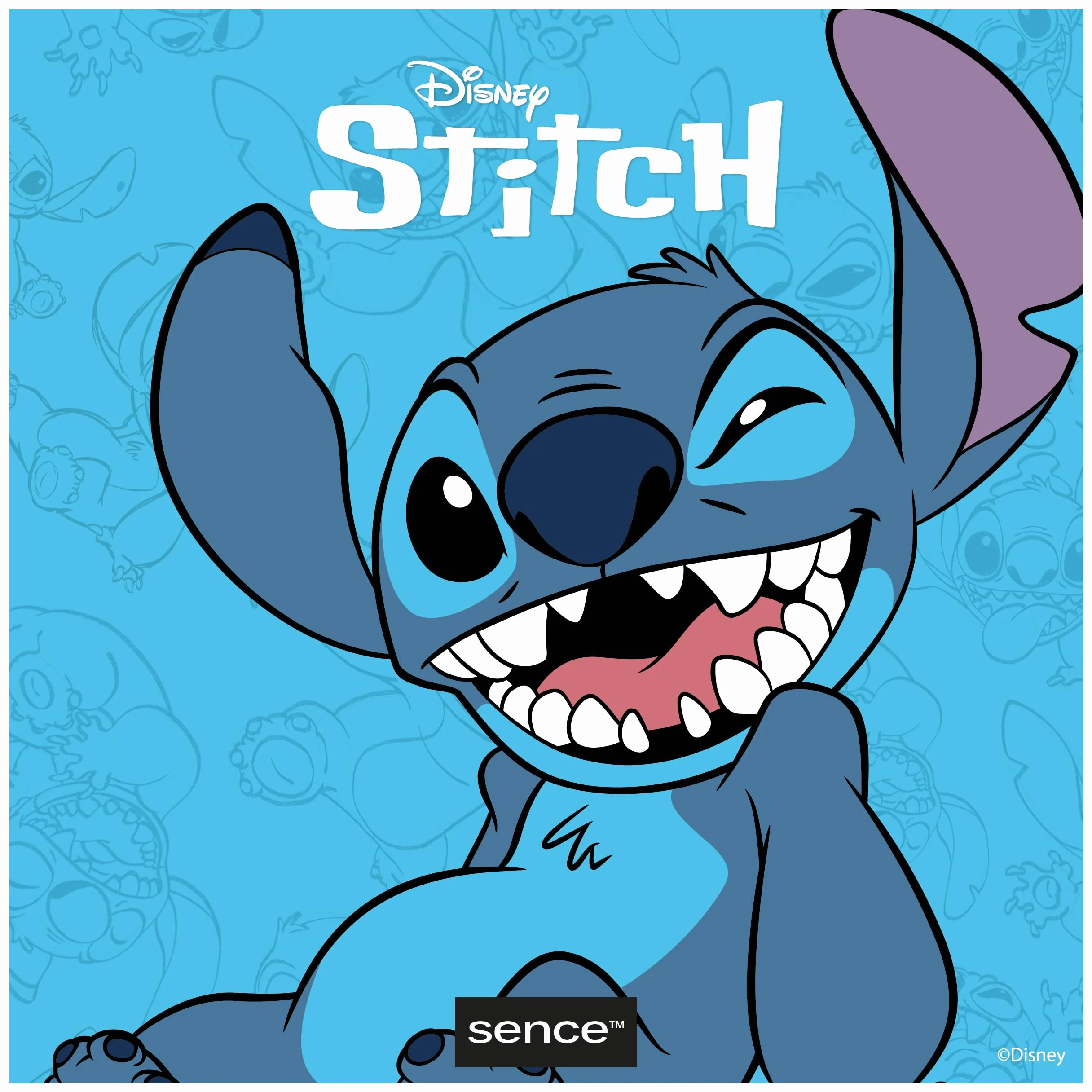 Disney Stitch & Angel Orange EDT, perfumy dla kobiet, dzieci, nastolatków i dziewcząt, Sence Vegan Beauty Eau de Toilette, perfumy dla dzieci (1 x 100 ml)