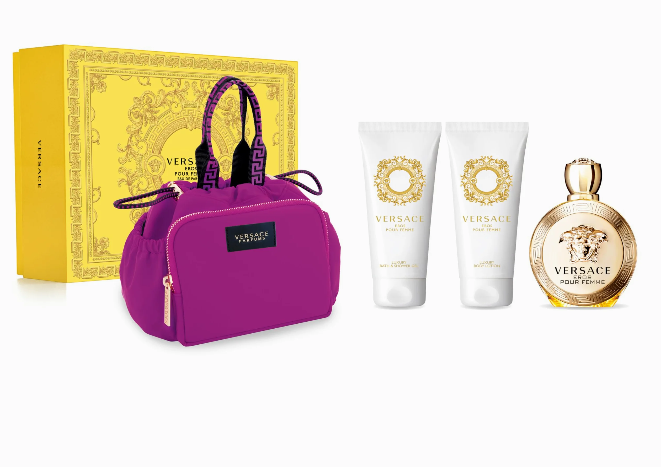 Versace Eros S8315896 Zestaw Perfum, 4 sztuki