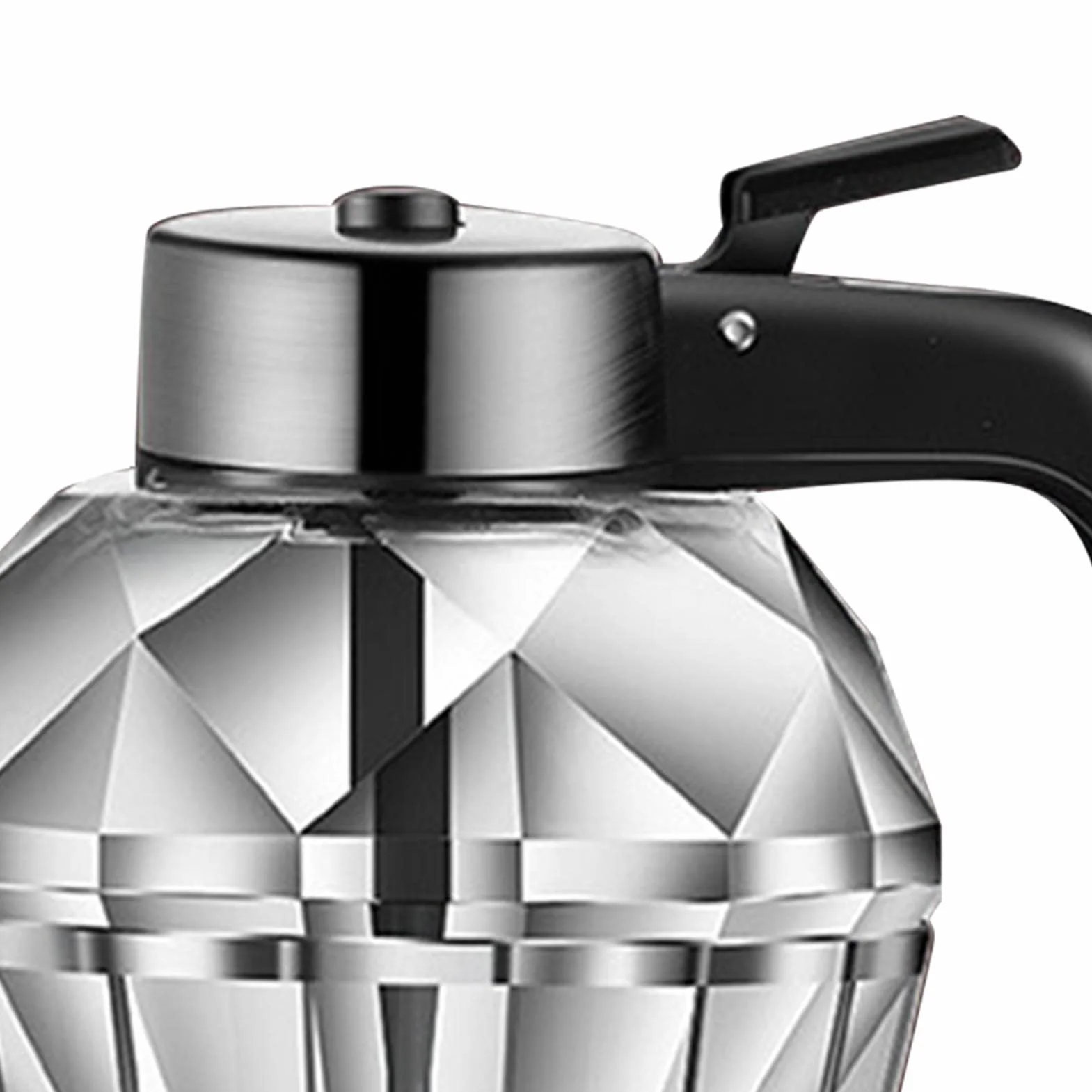 Diamentowa prasa do butelek miodu przezroczyste szkło 200 ml ręczny dozownik oleju