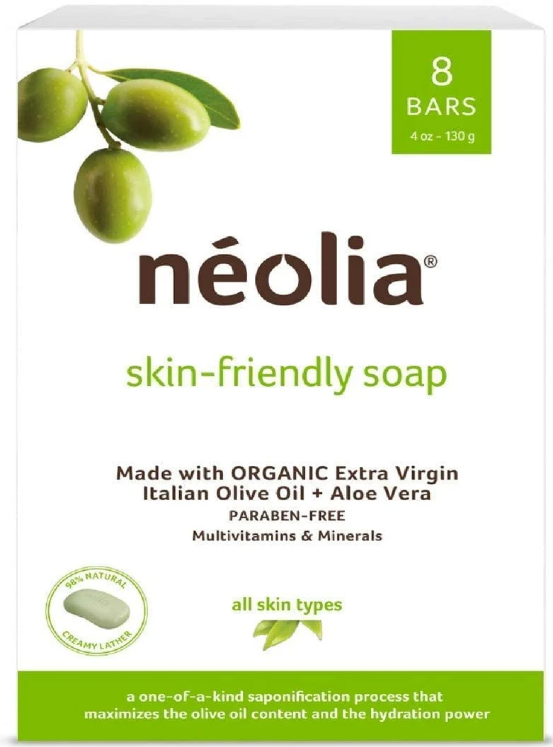 Neolia Hydra Prevention mydło z oliwek (8 x 130 g)