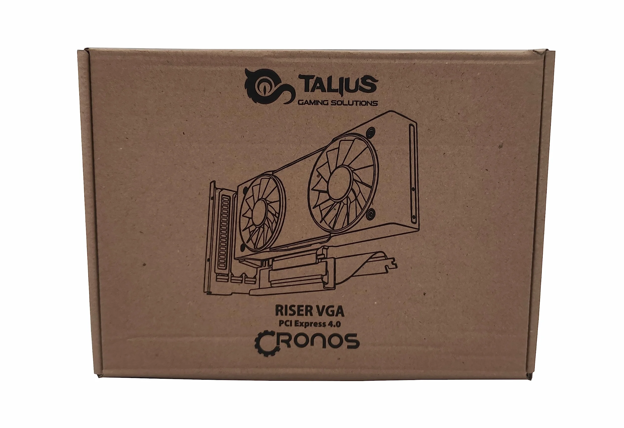Talius Wspornik-adapter pionowy VGA Riser do obudowy Cronos/Zeus (PCI-E 4.0 Black)