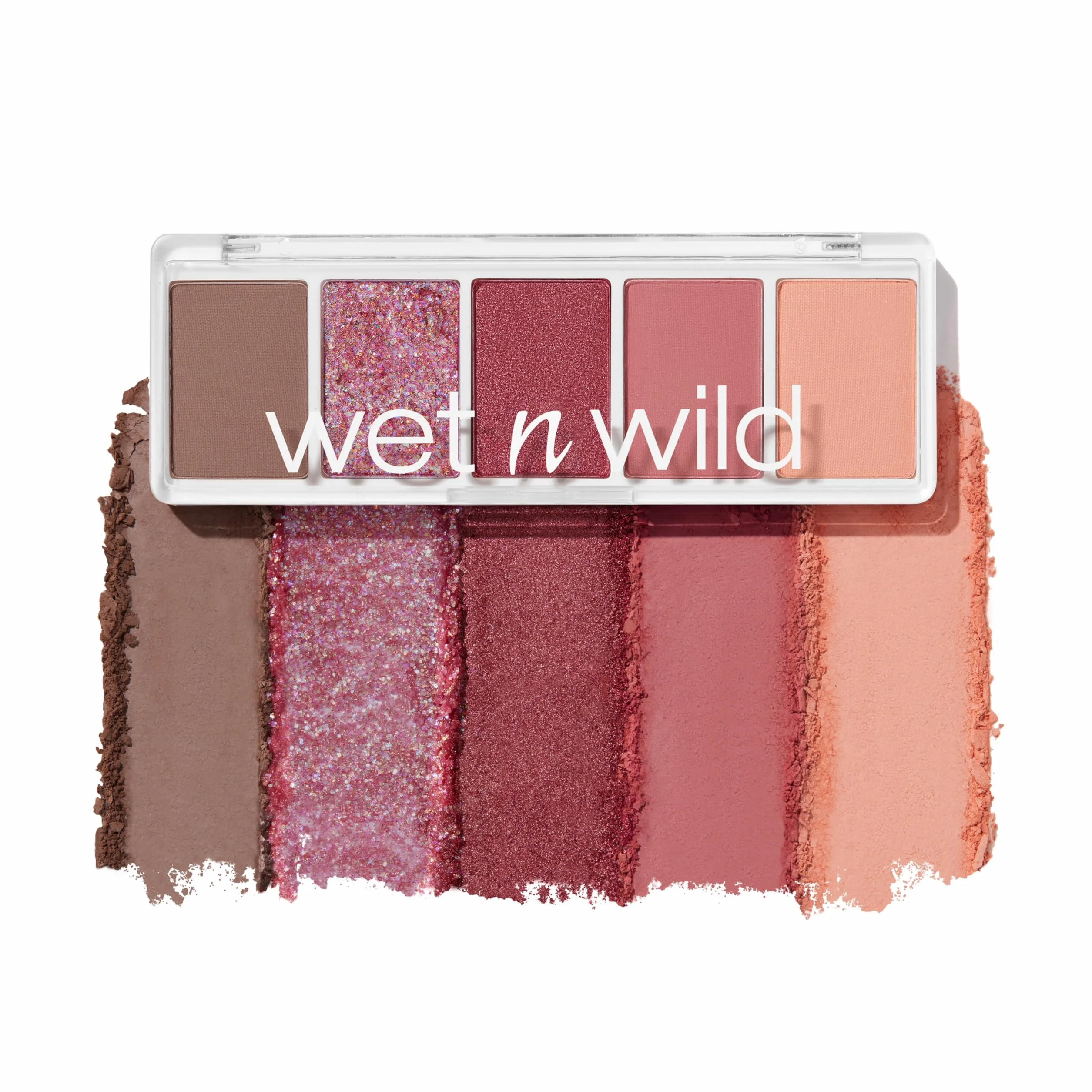 Wet n Wild, Color Icon 5-Pan Palette, Paleta Cieni do Powiek z 5 Intensywnymi Odcieniami do Codziennego Makijażu, Długotrwała i Łatwa do Rozcierania Formuła, Full Bloomin'
