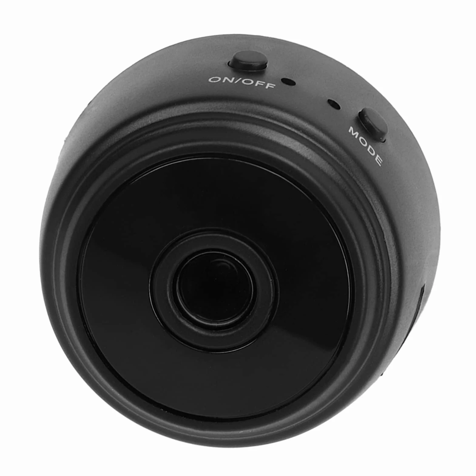 TOPINCN Bezprzewodowa kamera HD, mini bezprzewodowa kamera WiFi z magnetyczną tylną obudową do biura (czarna)