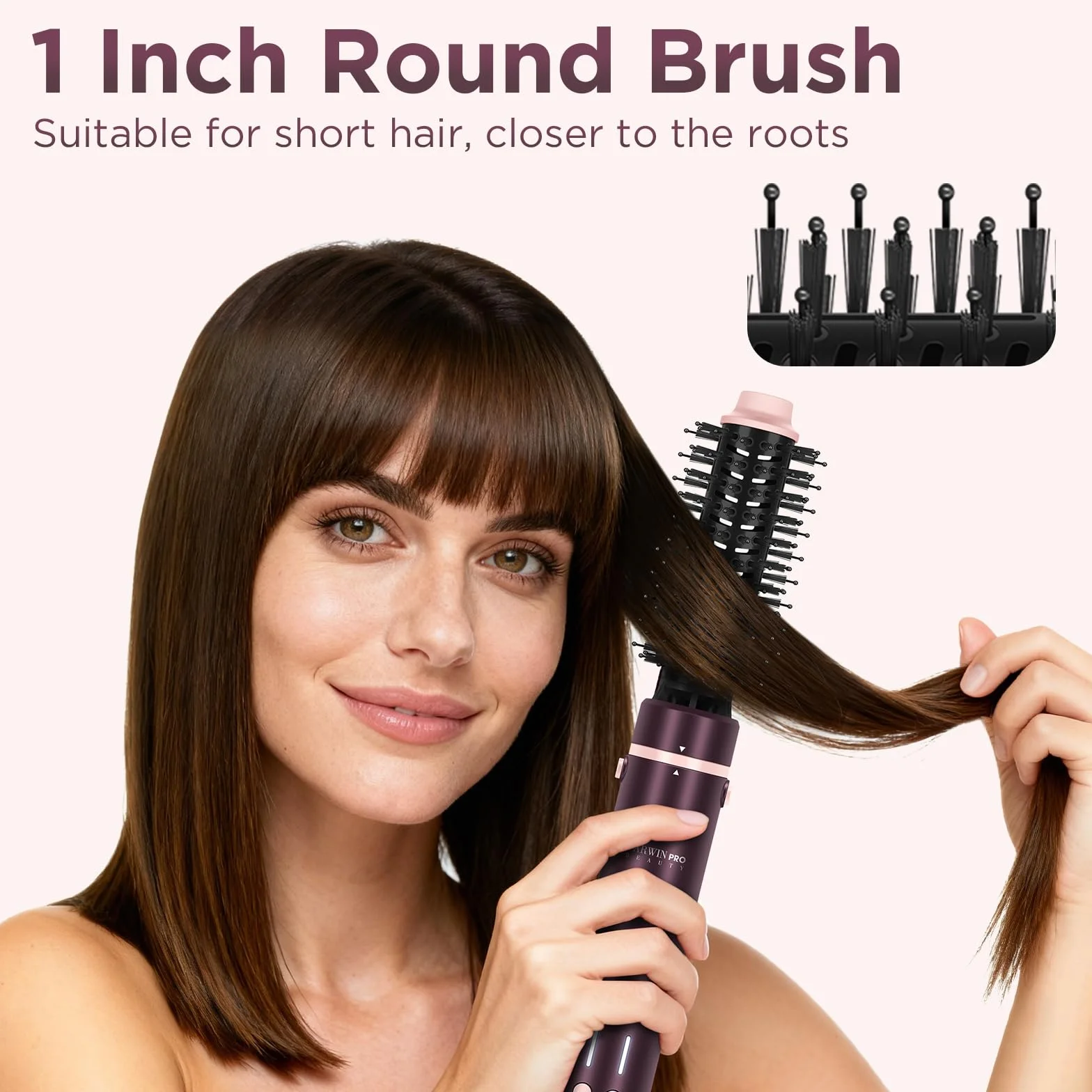 PARWIN PRO BEAUTY MaxAIR 2.0 Airstyler, 7 w 1, zestaw do stylizacji włosów, automatyczne zwijanie, lokówka, prostownica, suszarka do włosów, szczotka do włosów, do stylizacji, wygładzania, z torbą