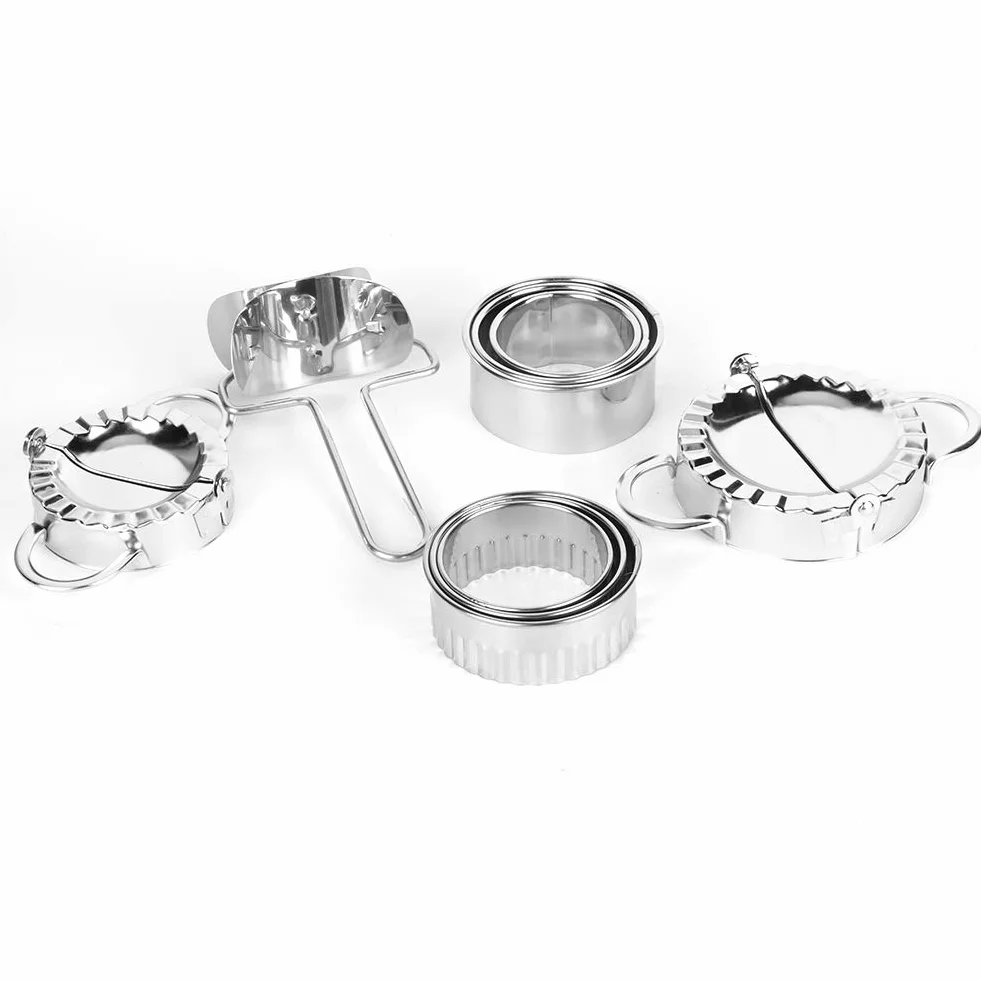 Dough Presser Maker Moulds Kit urządzenie do wyciskania kostek DIY Gadget Tool stal nierdzewna 304 do użytku domowego