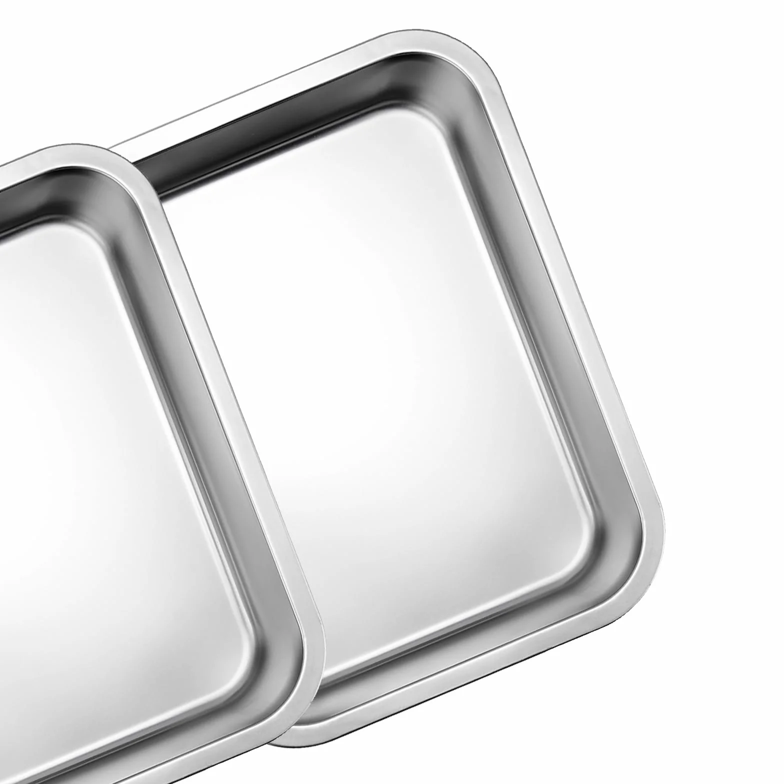 Zestaw foremek do zapiekania ze stali nierdzewnej 32 x 22 x 7 cm blacha do lasagne