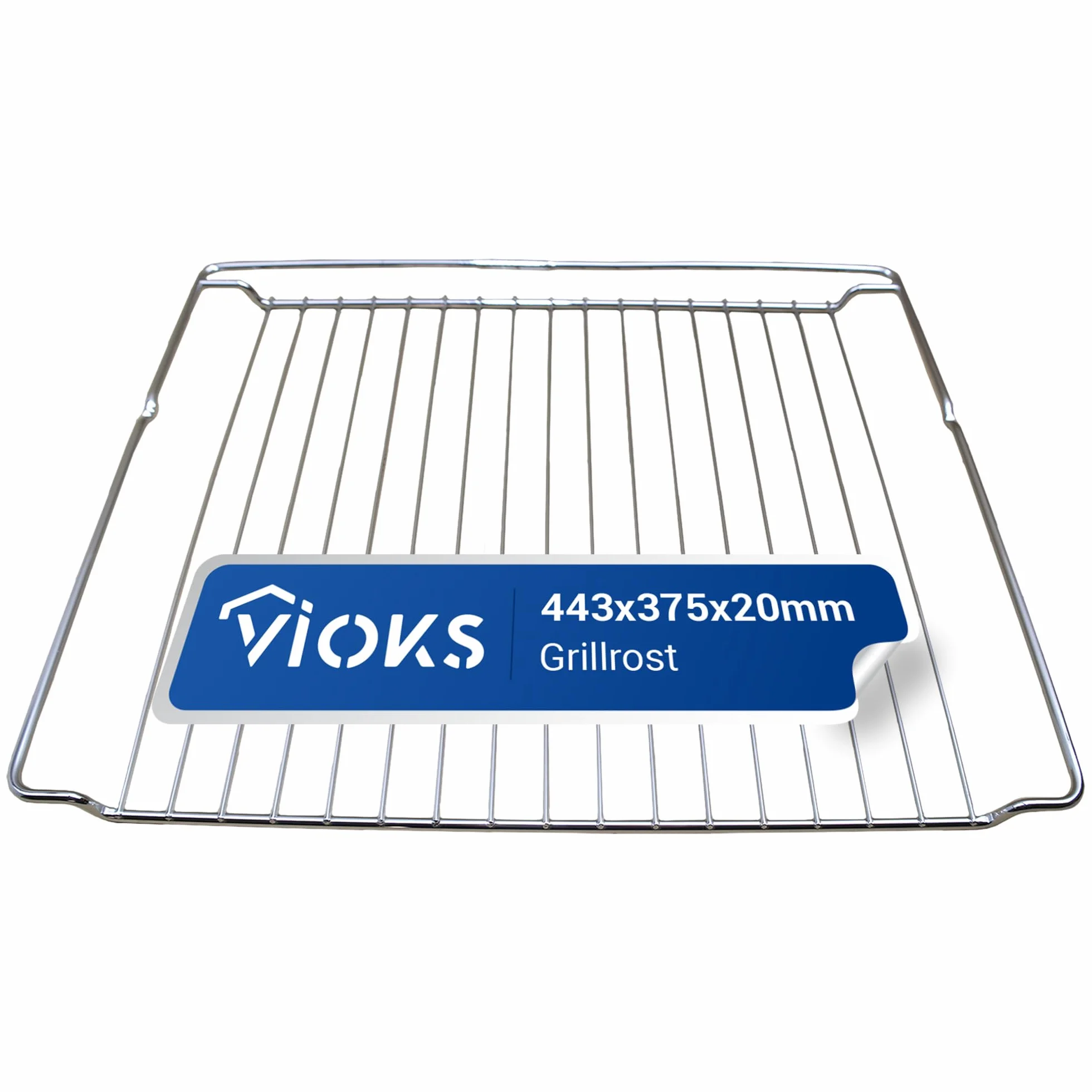 VIOKS Kratka do piekarnika, 443 x 375 x 20 mm, zamiennik do Whirlpool 481010657433 Indesit C00325927 ruszt do grillowania - kratka do piekarnika - kratka do pieczenia do piekarnika - ruszt do grilla