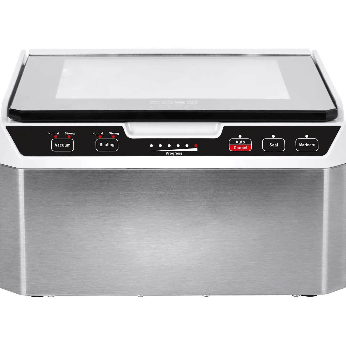 Caso VacuChef 40 Zgrzewarka Próżniowa, Stal Nierdzewna, 280 W, 70 l/min, Czarny/Srebrny