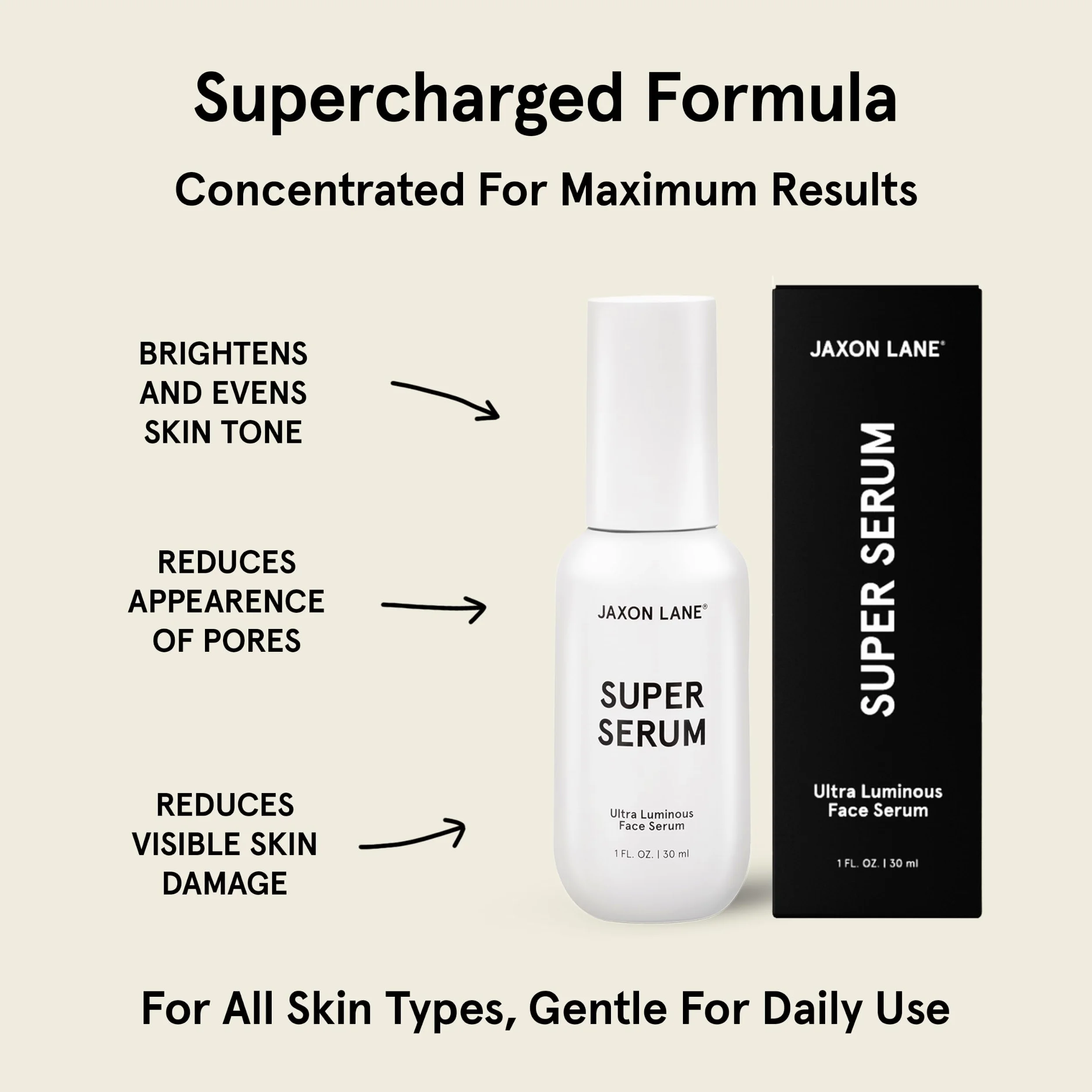 Super serum przeciw starzeniu się skóry na twarz: 5% serum niacynamidowe, bakuchiol, serum z witaminą C do twarzy, serum dla mężczyzn, kwas traneksamiczny, hiperpigmentacja, usuwanie ciemnych plam,