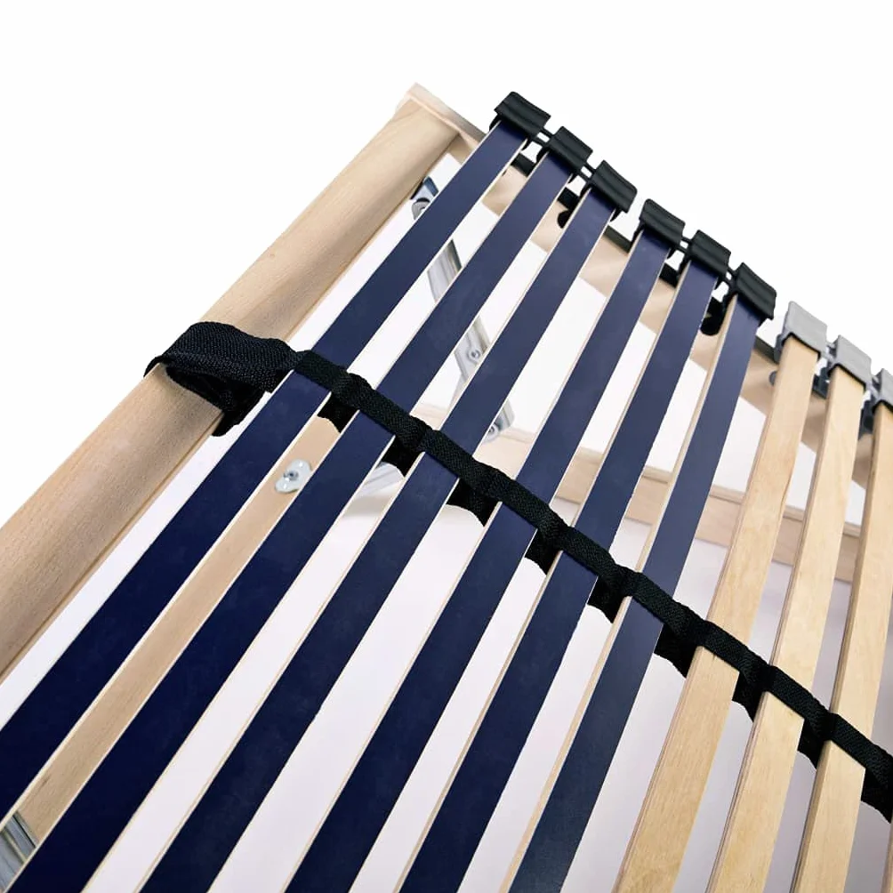 vidaXL Stelaż do łóżka z 42 listwami 7 stref 90 x 200 cm
