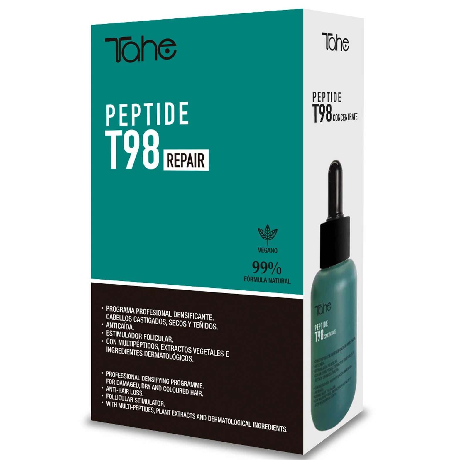 Tahe Zestaw Antifall & Repair Peptide T98: Koncentrat zapobiegający wypadaniu 50 ml + Repair Szampon przeciw wypadaniu 300 ml Peptyd T98