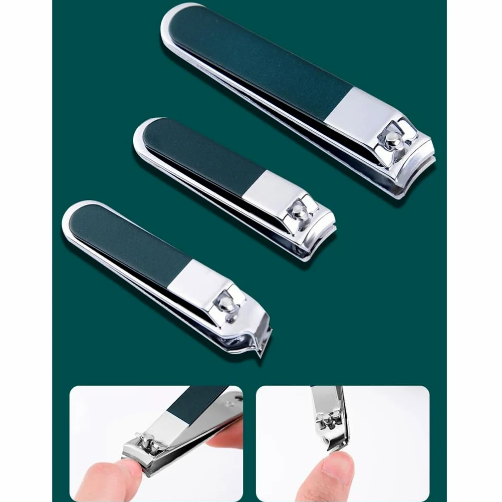 Zestaw do manicure, Zestaw do manicure, Zestaw do Manicure Beauty Manicure Tools Zestaw do obcinania paznokci 9-częściowy woreczek na zamek błyskawiczny Obcinacze do paznokci
