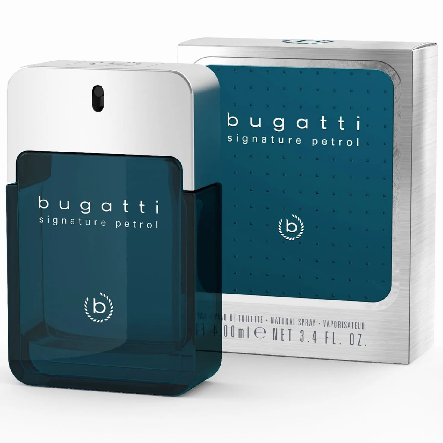 bugatti signature petrol perfumy męskie 100 ml I świeża woda toaletowa o cytrusowym, wodnym zapachu I męskie perfumy na każdą okazję i okazję I perfumy męskie I świeże, korzenne, mistyczne
