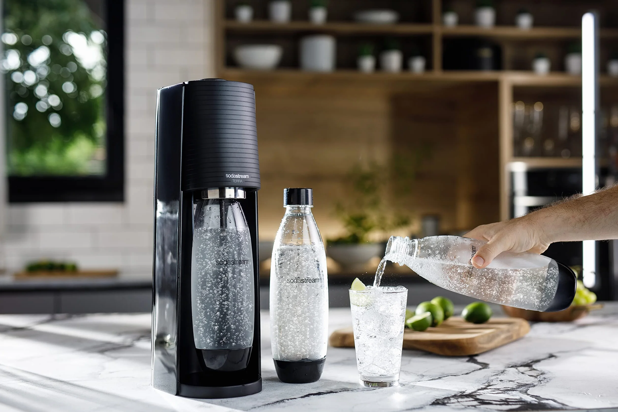 Sodastream Terra Value Saturator, Czarny, 1 l